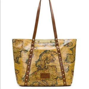 Patricia Nash Design Bevenuto European Map Large Tote Bag